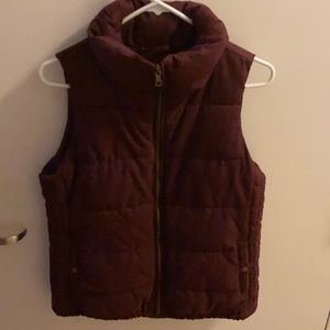 Burgundy Vest